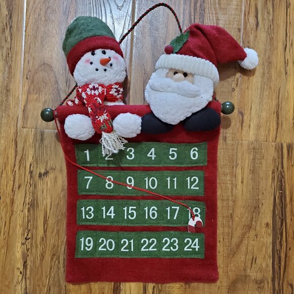 Santa & Snowman Christmas Advent Calendar - Picture 4 of 8